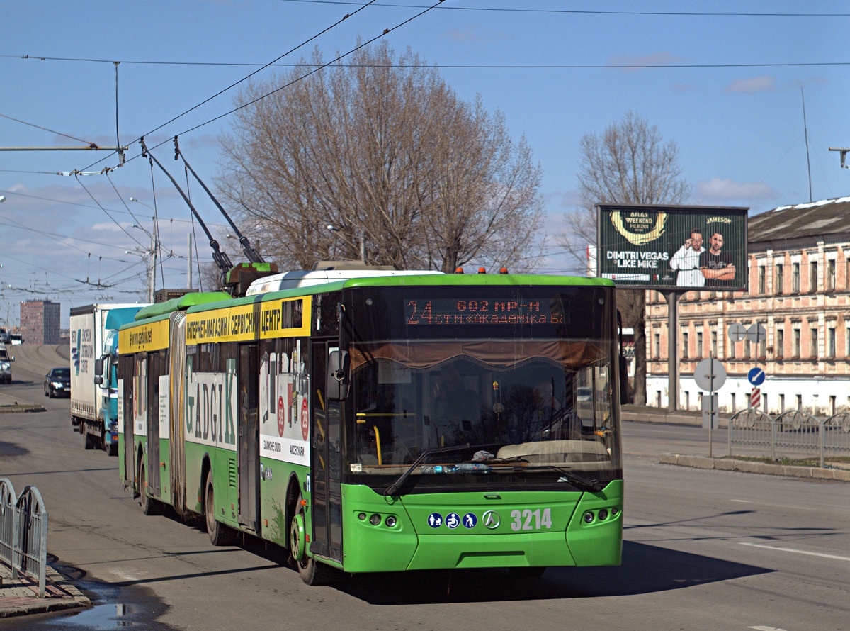 Харків, ЛАЗ E301D1 № 3214