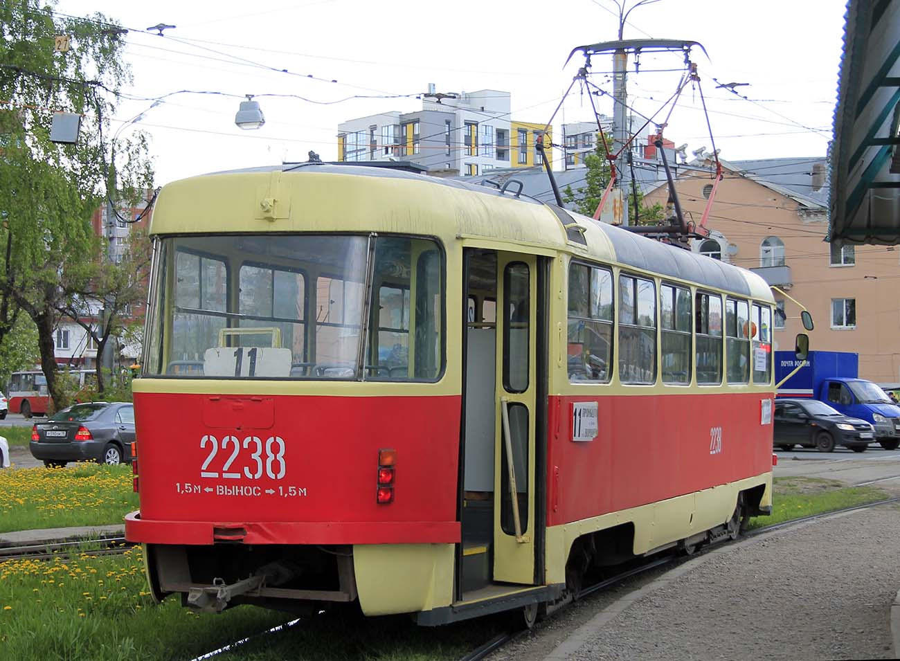 Ижевск, Tatra T3SU (двухдверная) № 2238