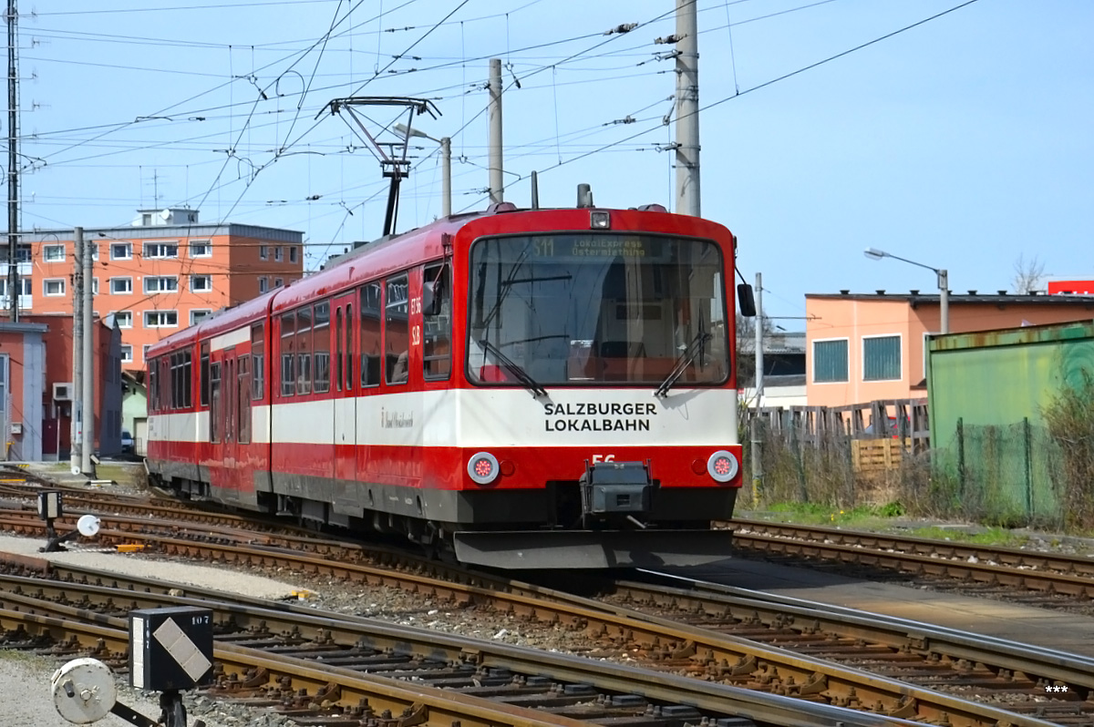 Зальцбург, SGP GT8NF № 56; Зальцбург — Salzburger Lokalbahn