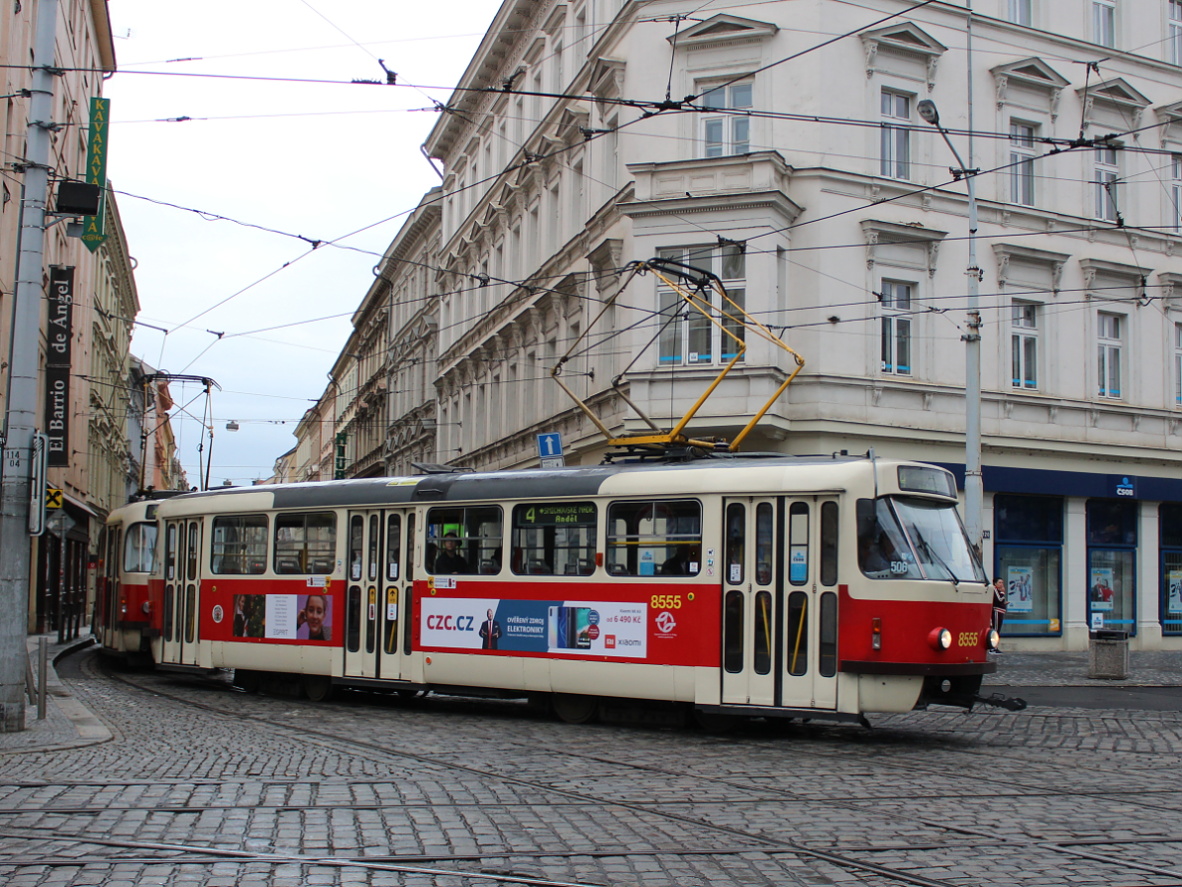 Прага, Tatra T3R.P № 8555