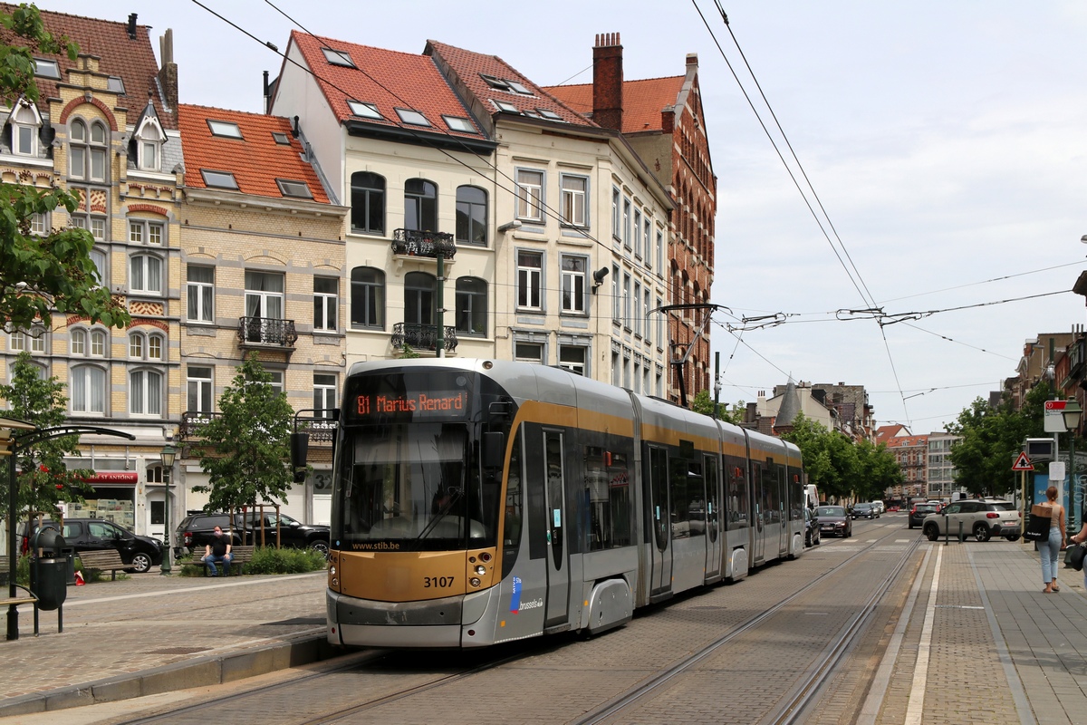 Brüsszel, Bombardier T3000 — 3107