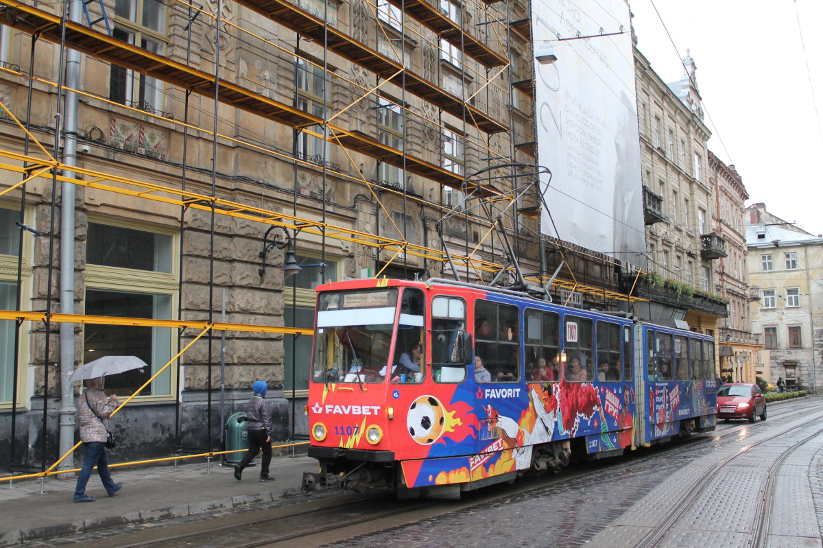 Львов, Tatra KT4SU № 1107