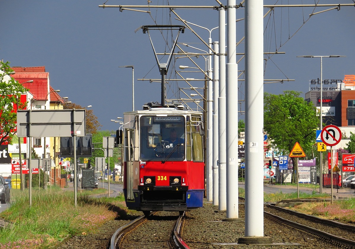 Быдгощ, Konstal 805Na № 334 Быдгощ, Konstal 805Na № 334