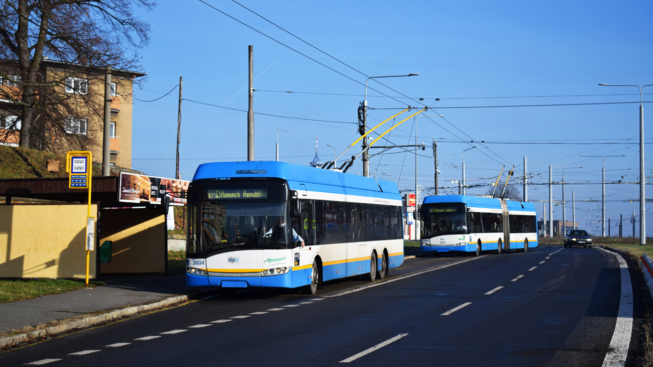 Острава, Solaris Trollino III 15 AC № 3604