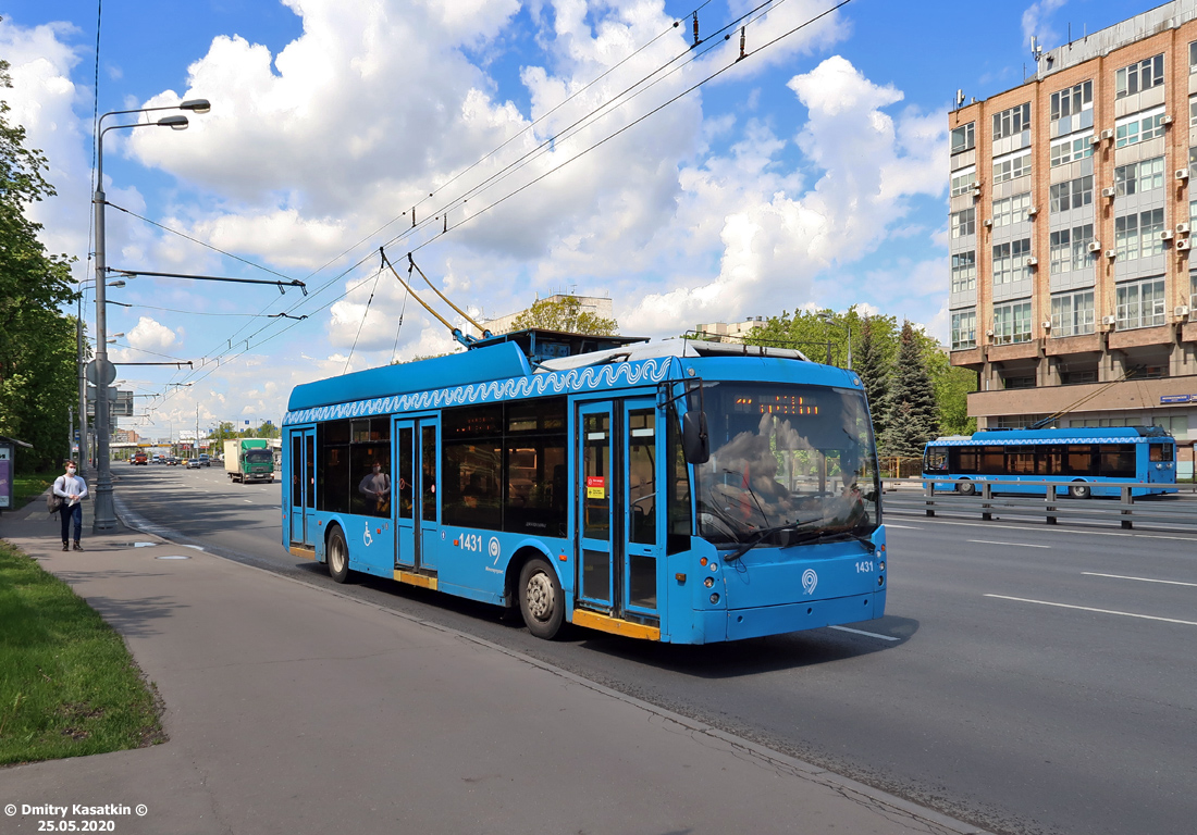 Москва, Тролза-5265.00 «Мегаполис» № 1431 Москва, Тролза-5265.00 «Мегаполис» № 1431