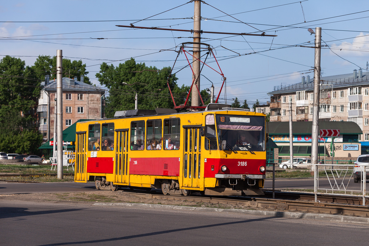 Барнаул, Tatra T6B5SU № 3186