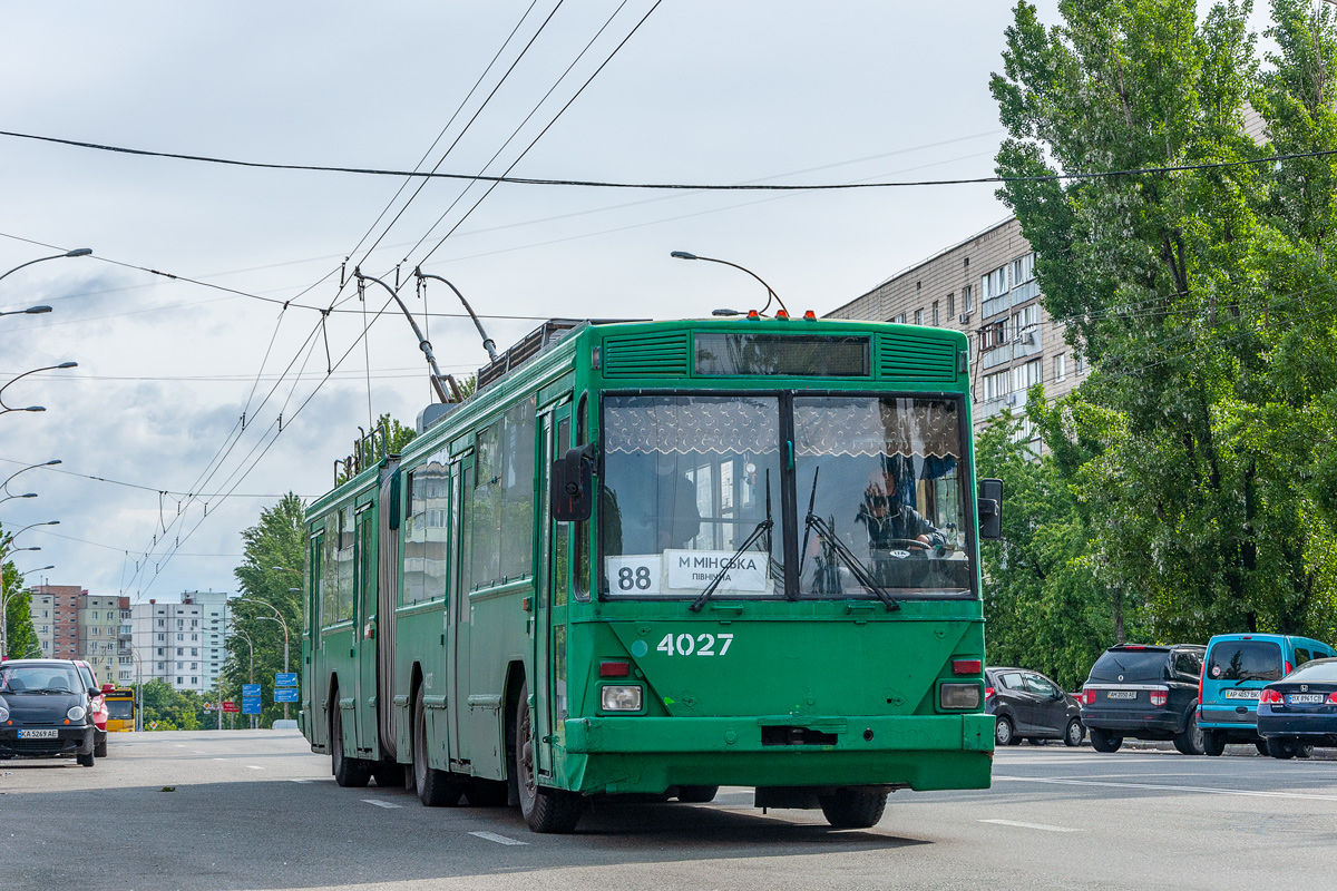 კიევი, Kyiv-12.03 № 4027; კიევი — Service troleybus lines