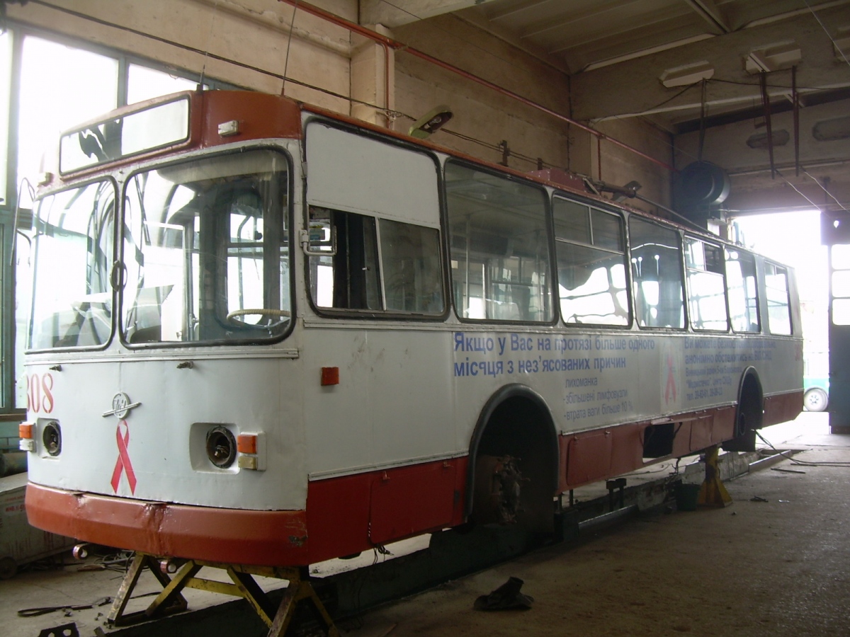 Vinnytsia, ZiU-682V-013 [V0V] č. 308; Vinnytsia — Repair of trolleybuses ZiU