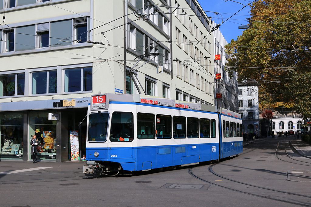 Цюрих, SWP/SIG/BBC Be 4/6 "Tram 2000" № 2055