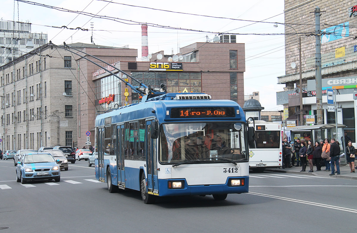 Санкт-Петербург, БКМ 321 № 3412