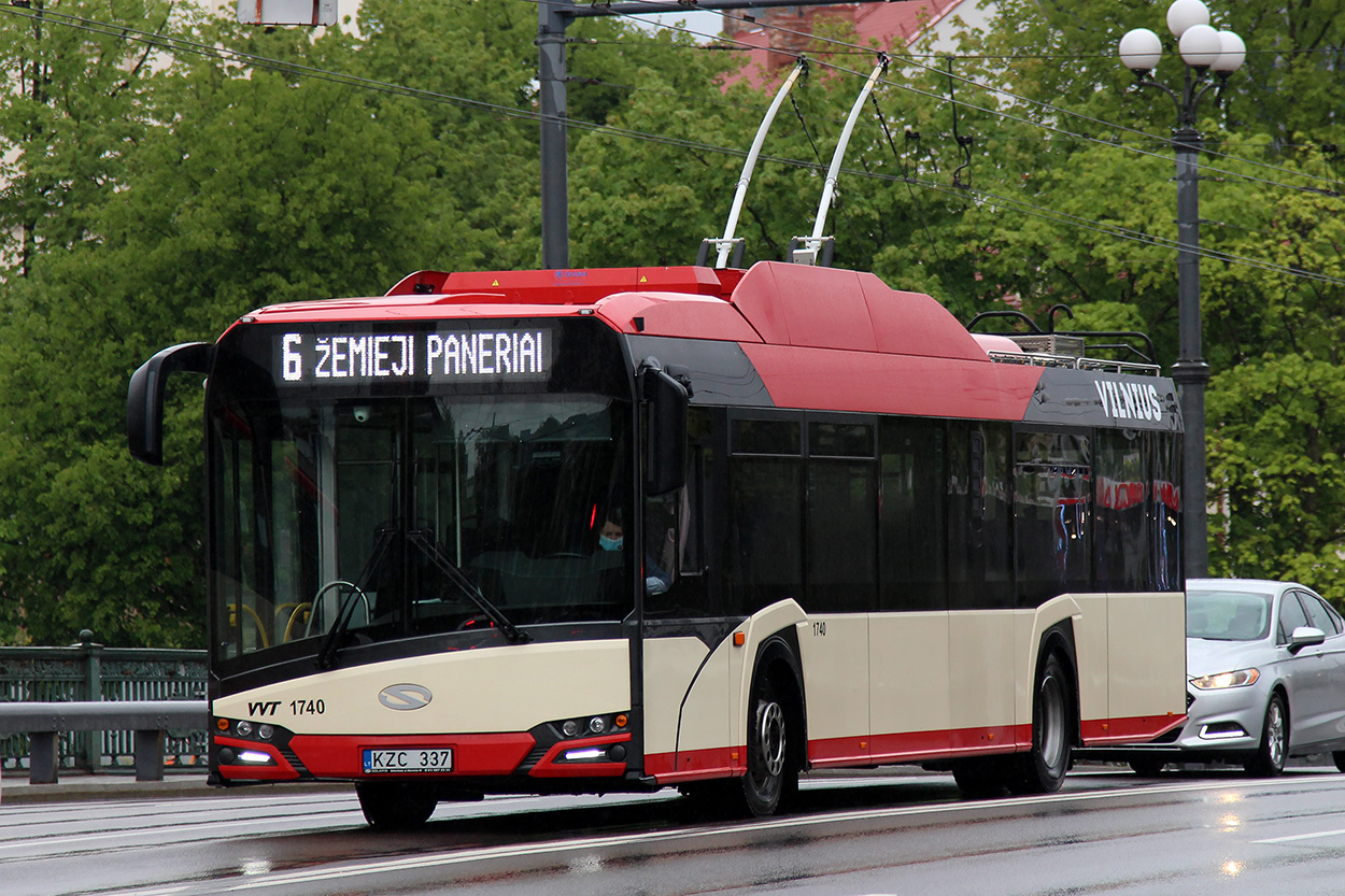 Vilnius, Solaris Trollino IV 12 Škoda Br. 1740