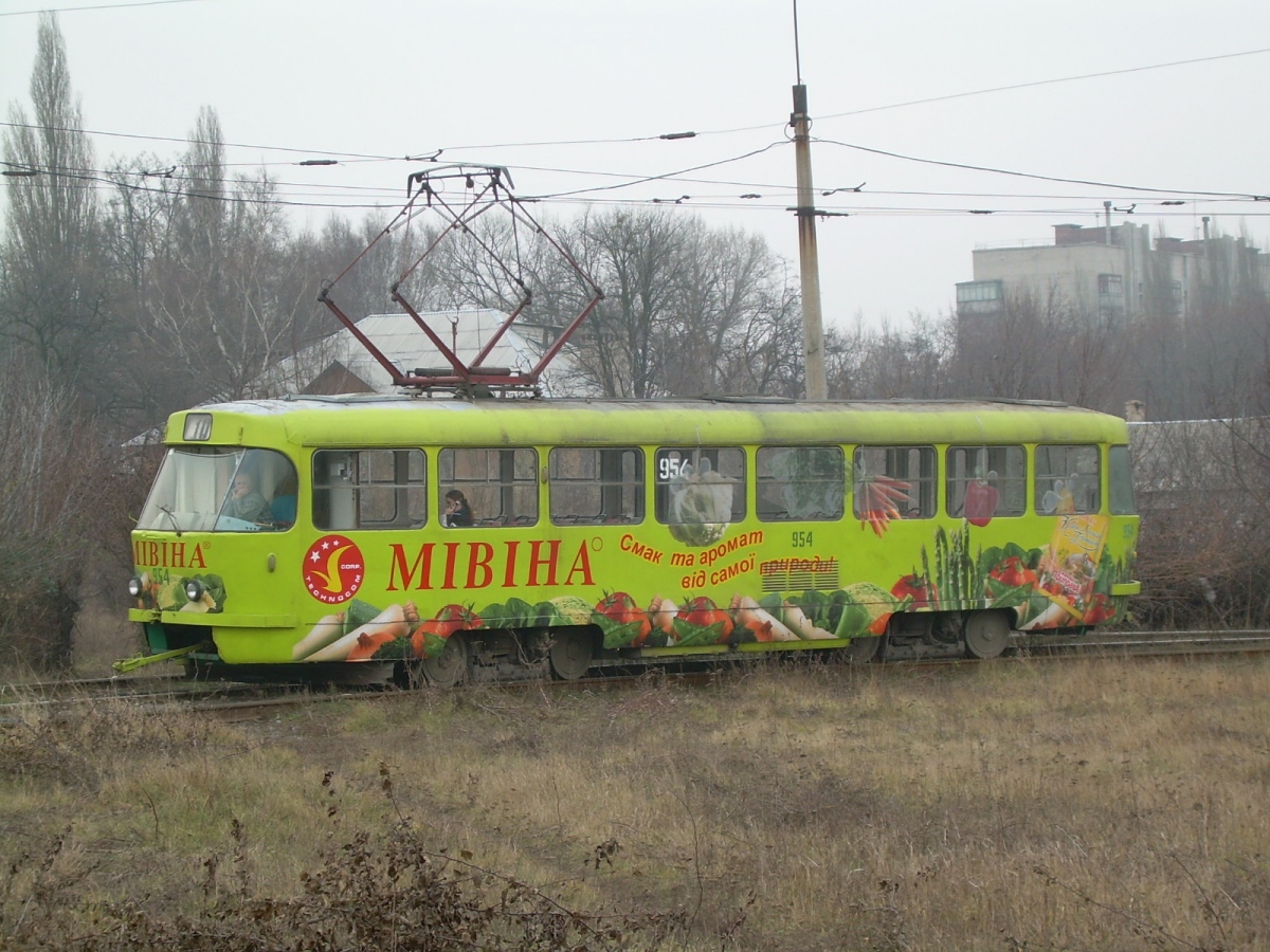 Донецк, Tatra T3SU № 954