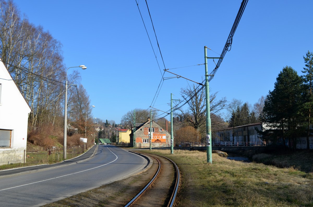 Либерец ― Яблонец-над-Нисой — Трамвайные линии и инфраструктура / Tramvajové tratě a infrastruktura