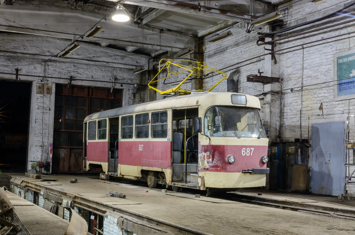 Каменское, Tatra T3SU № 687