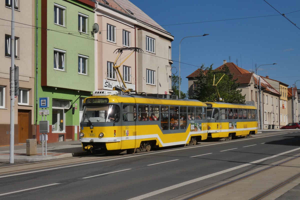 Пльзень, Tatra T3R.PLF № 321
