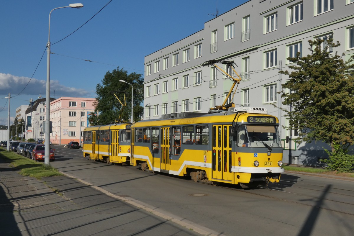 Пльзень, Tatra T3R.PLF № 321
