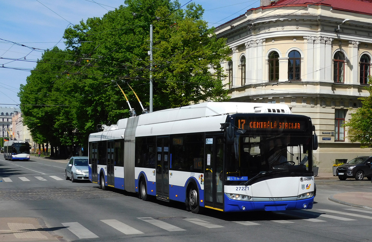 Рига, Škoda 27Tr Solaris III № 27221