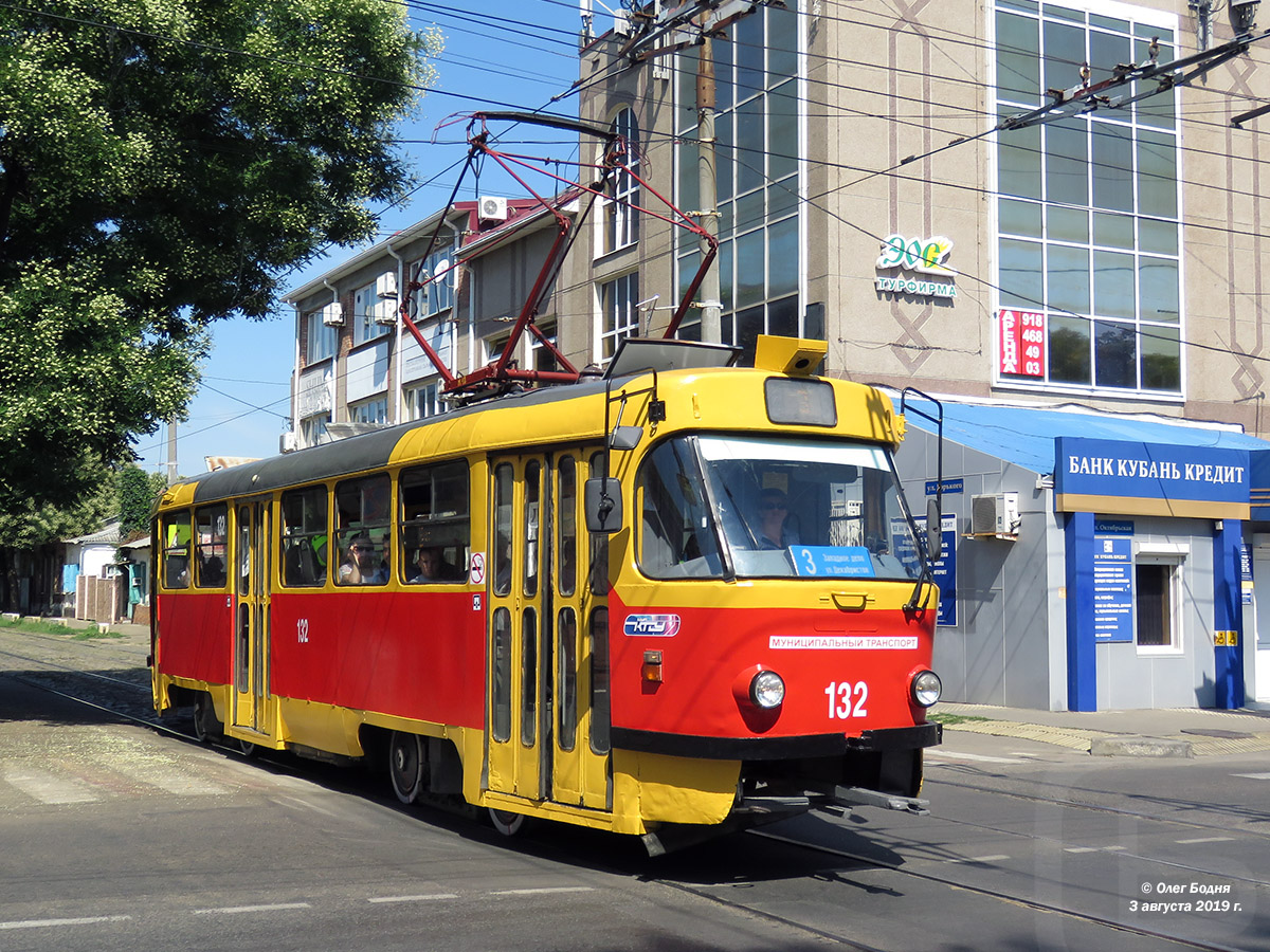 Краснодар, Tatra T3SU № 132