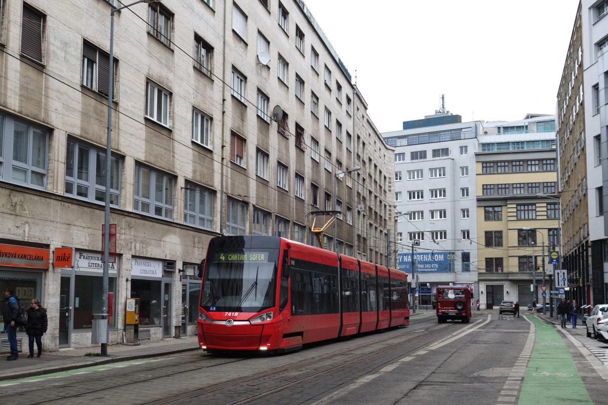 Братислава, Škoda 29T ForCity Plus № 7418