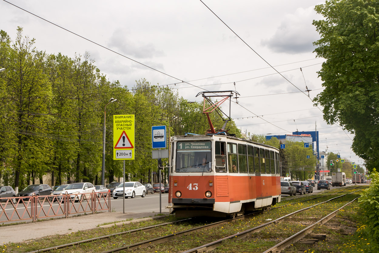 Ярославль, 71-605 (КТМ-5М3) № 43