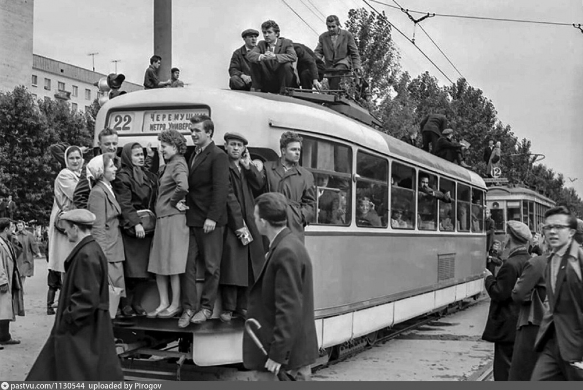 Москва — Исторические фотографии — Трамвай и Троллейбус (1946-1991)