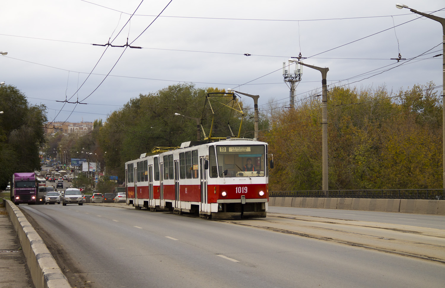 Самара, Tatra T6B5SU № 1019