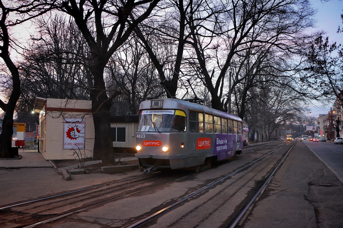 Одесса, Tatra T3R.P № 4023