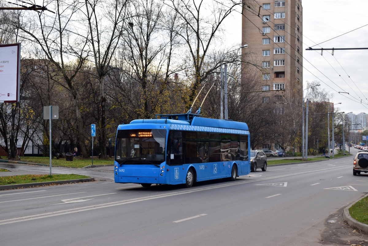 Москва, Тролза-5265.00 «Мегаполис» № 1492