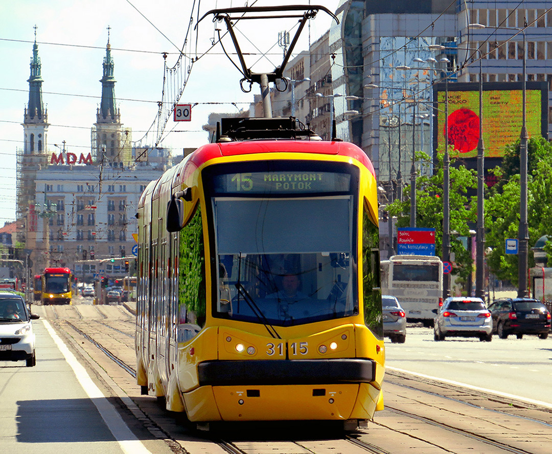Варшава, PESA Tramicus 120N № 3115