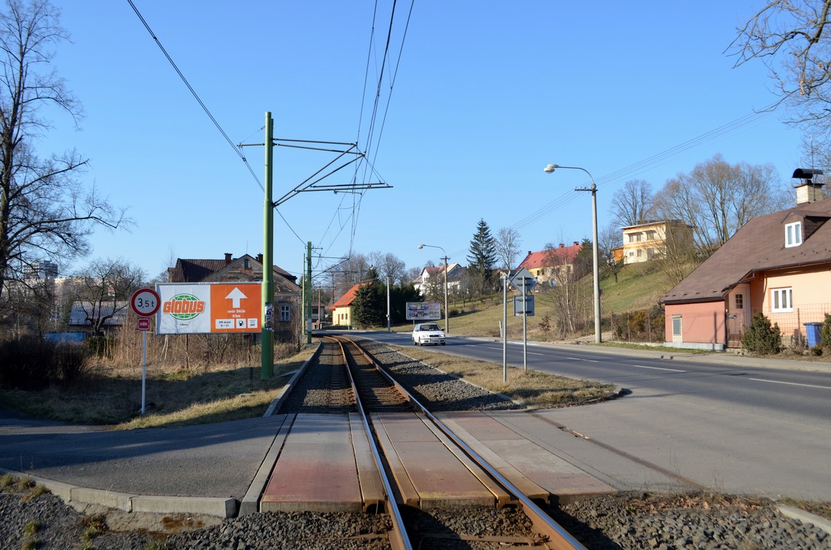 Либерец ― Яблонец-над-Нисой — Трамвайные линии и инфраструктура / Tramvajové tratě a infrastruktura