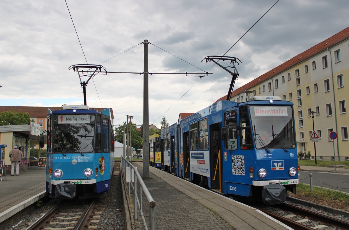 Görlitz, Tatra KT4DC № 2301; Görlitz, Tatra KT4DC № 2305