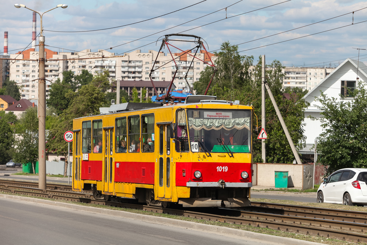 Барнаул, Tatra T6B5SU № 1019