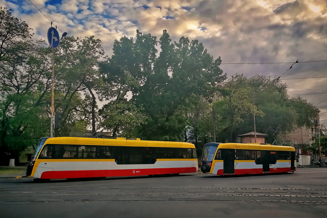 Одесса, T3 КВП Од «Одиссей» № 4084; Одесса, T3 КВП Од «Одиссей» № 4035