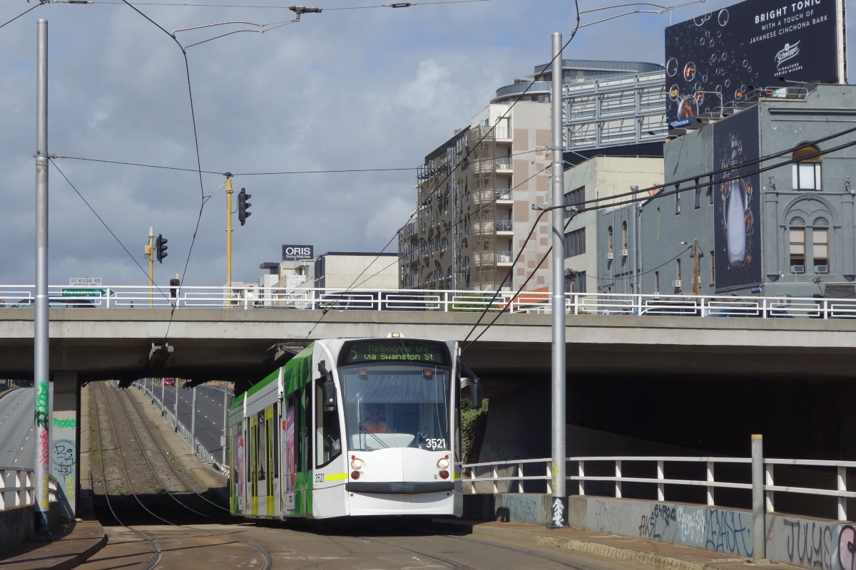 Мельбурн, Siemens Combino D1 Class № 3521