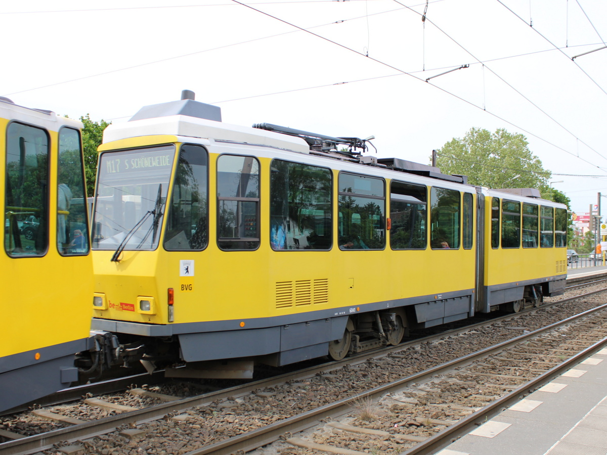 Берлин, Tatra KT4DM № 6041
