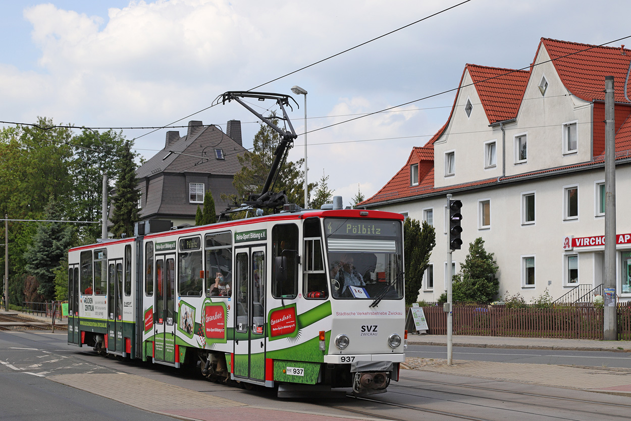 Цвиккау, Tatra KT4DMC № 937