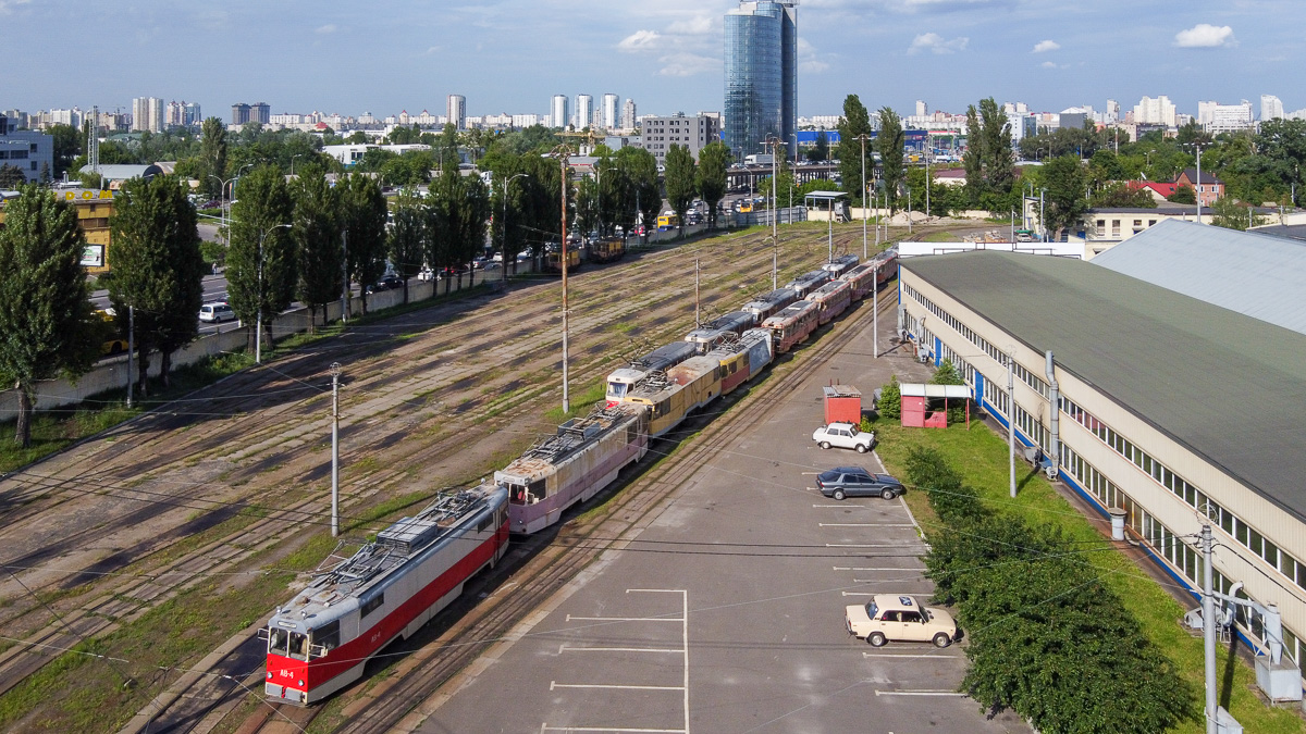 Киев, КТВ-57 № АВ-4; Киев, КТВ-57 № АВ-6; Киев — Трамвайные депо: Подольское