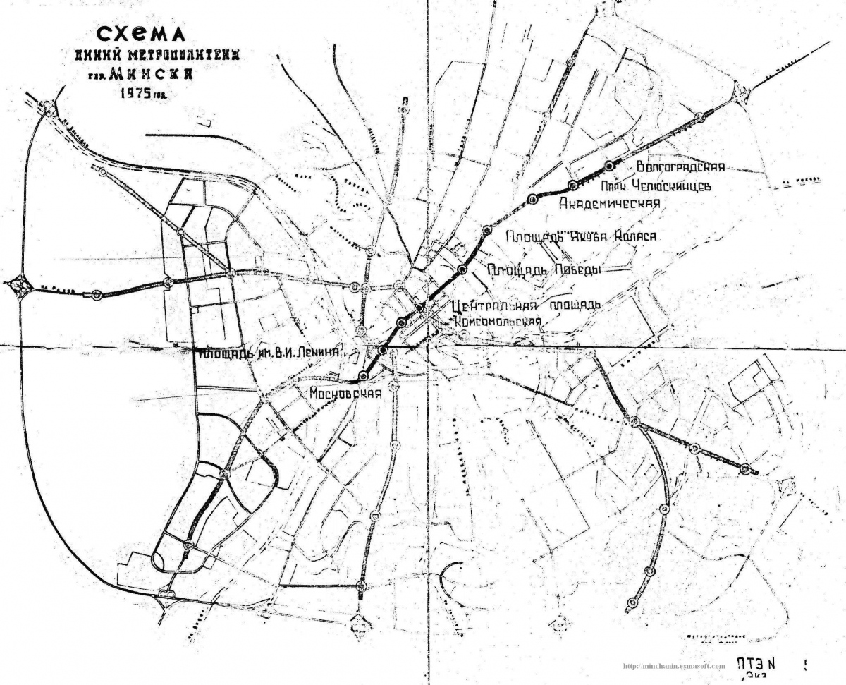 Минск — Метрополитен — Схемы