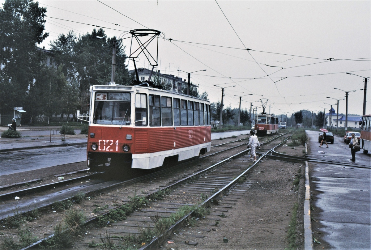 Усолье-Сибирское, 71-605 (КТМ-5М3) № 021; Усолье-Сибирское, 71-605 (КТМ-5М3) № 037; Усолье-Сибирское, 71-605 (КТМ-5М3) № 038; Усолье-Сибирское — Старые фотографии
