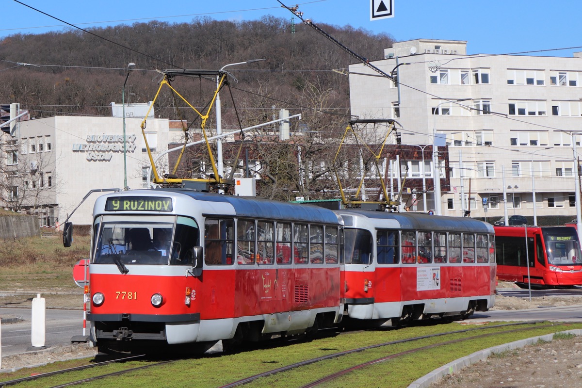 Братислава, Tatra T3P № 7781; Братислава, Tatra T3P № 7782