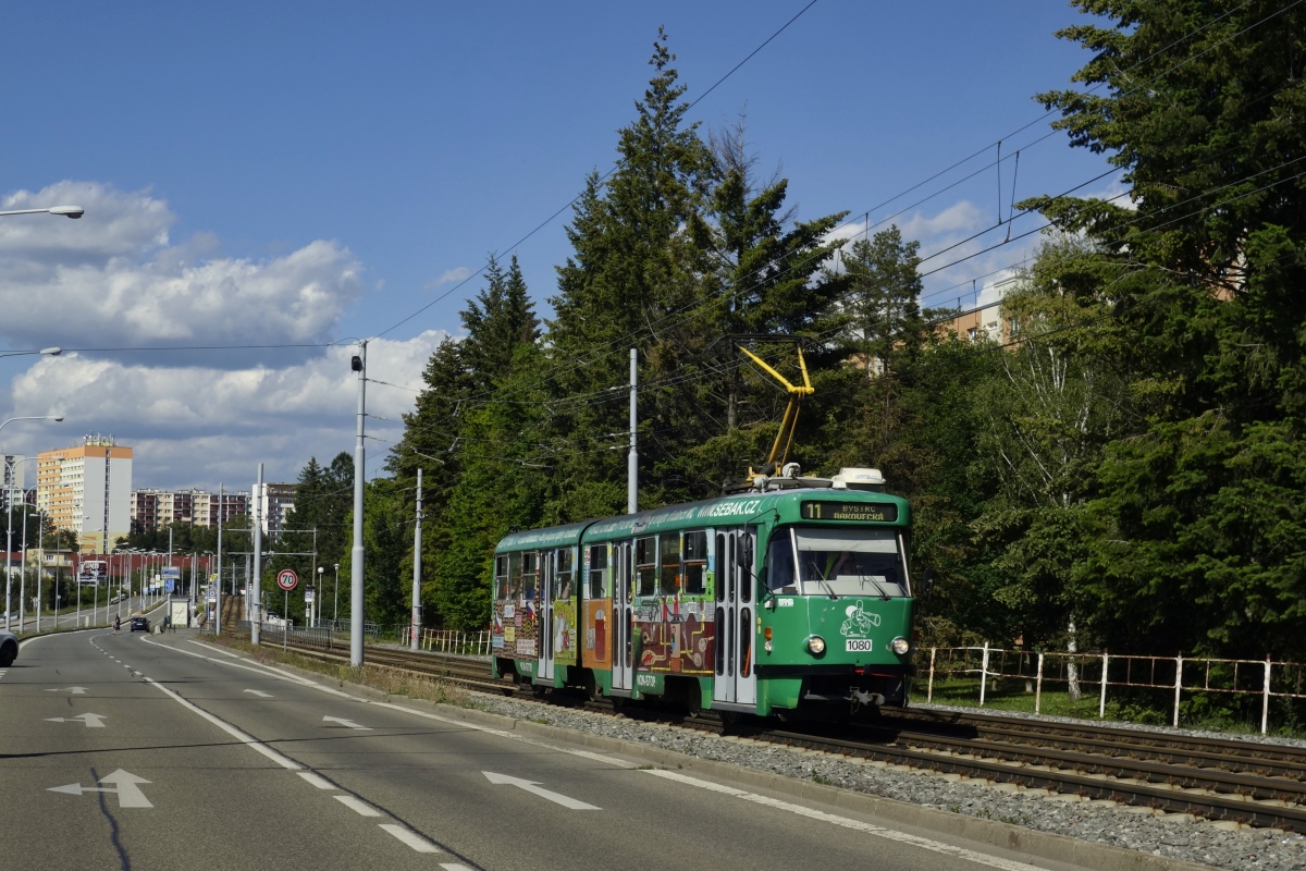 Брно, Tatra K2P № 1080 Брно, Tatra K2P № 1080