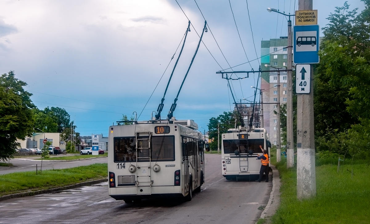 Кропивницкий, Дніпро Т103 № 114; Кропивницкий, Дніпро Т203 № 125