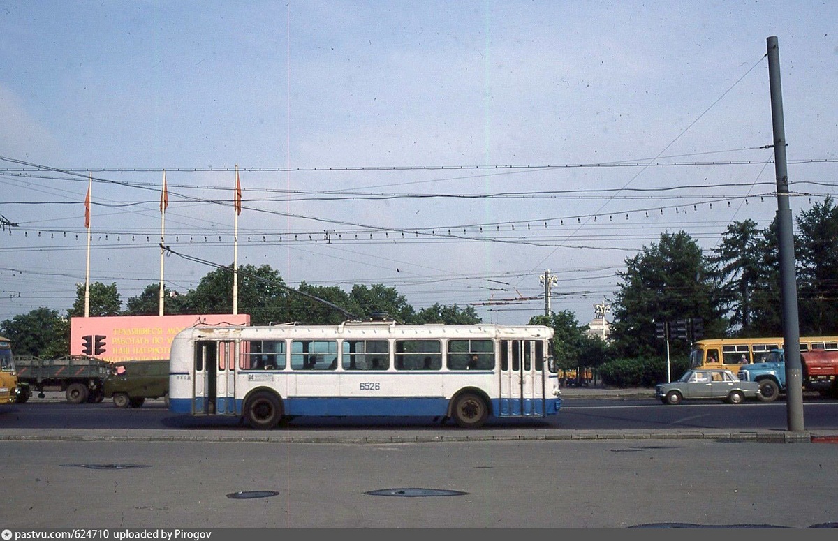 Москва, ЗиУ-5Д № 6526; Москва — Исторические фотографии — Трамвай и Троллейбус (1946-1991)