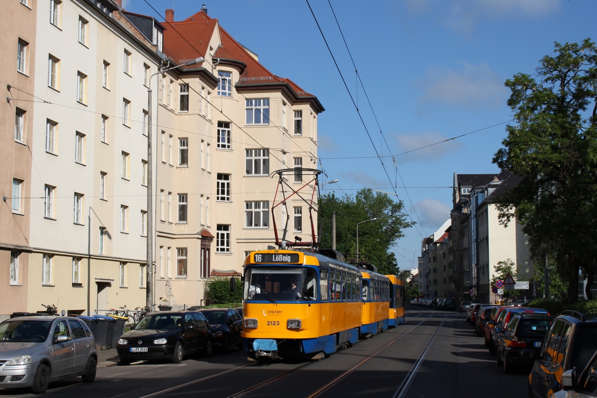 Лейпциг, Tatra T4D-M1 № 2123 Лейпциг, Tatra T4D-M1 № 2123