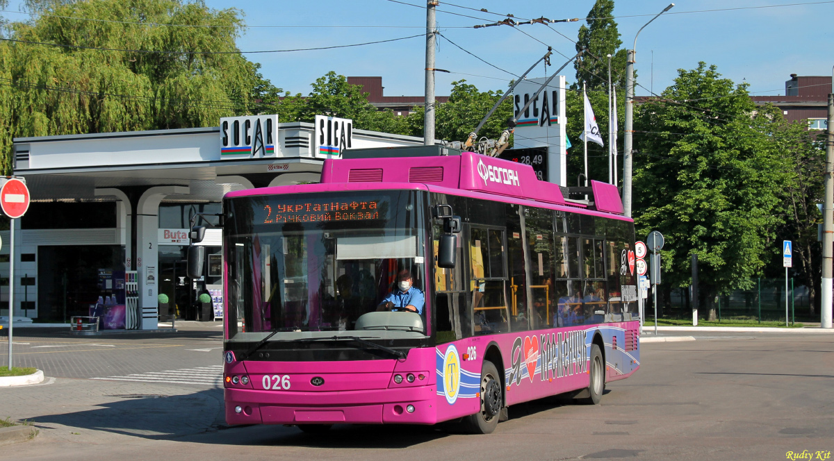 Кременчуг, Богдан Т70117 № 026