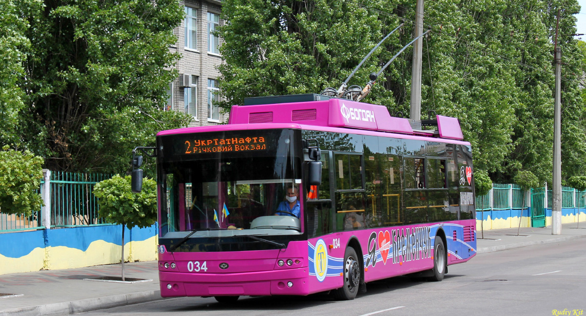 Кременчуг, Богдан Т70117 № 034