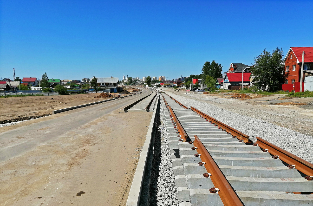 Jekaterynburg — The construction of a tram line Ekaterinburg — Verhnyaya Pyshma; Wierchniaja Pyszma — The construction of a tram line Ekaterinburg — Verhnyaya Pyshma