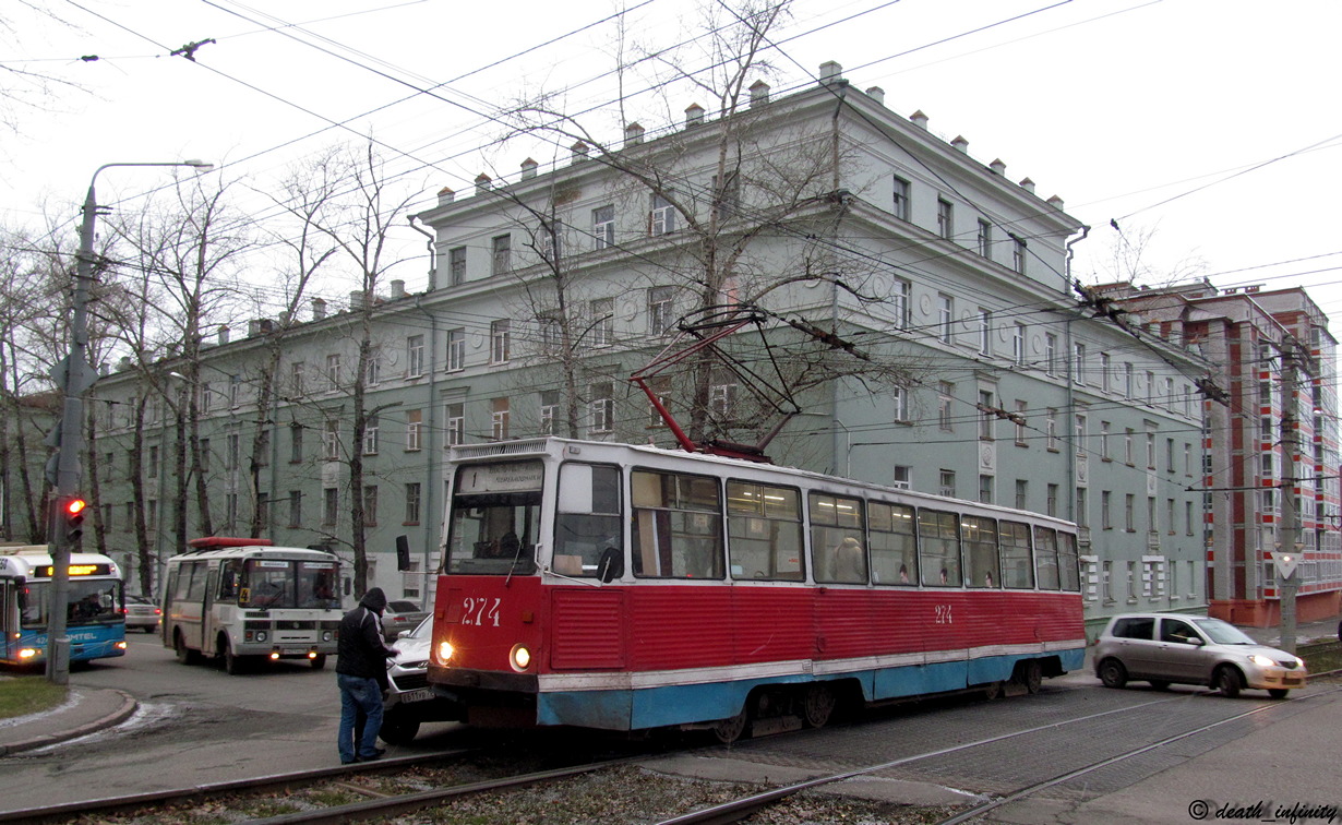 Томск, 71-605 (КТМ-5М3) № 274; Томск — Происшествия