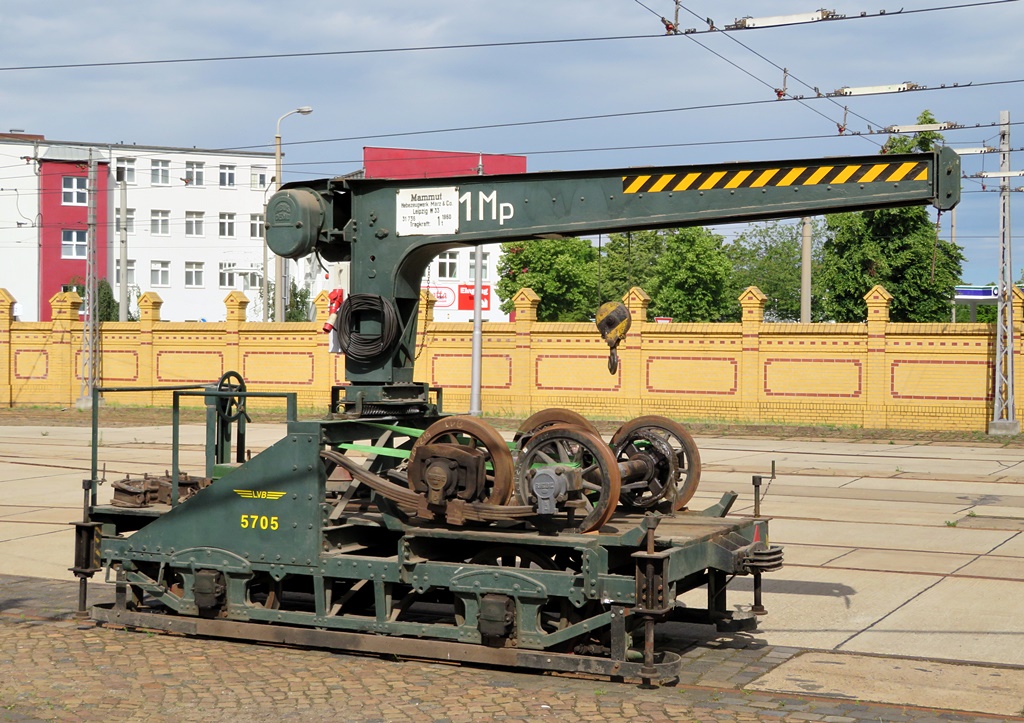 Leipzig, 2-axle trailer car № 5705