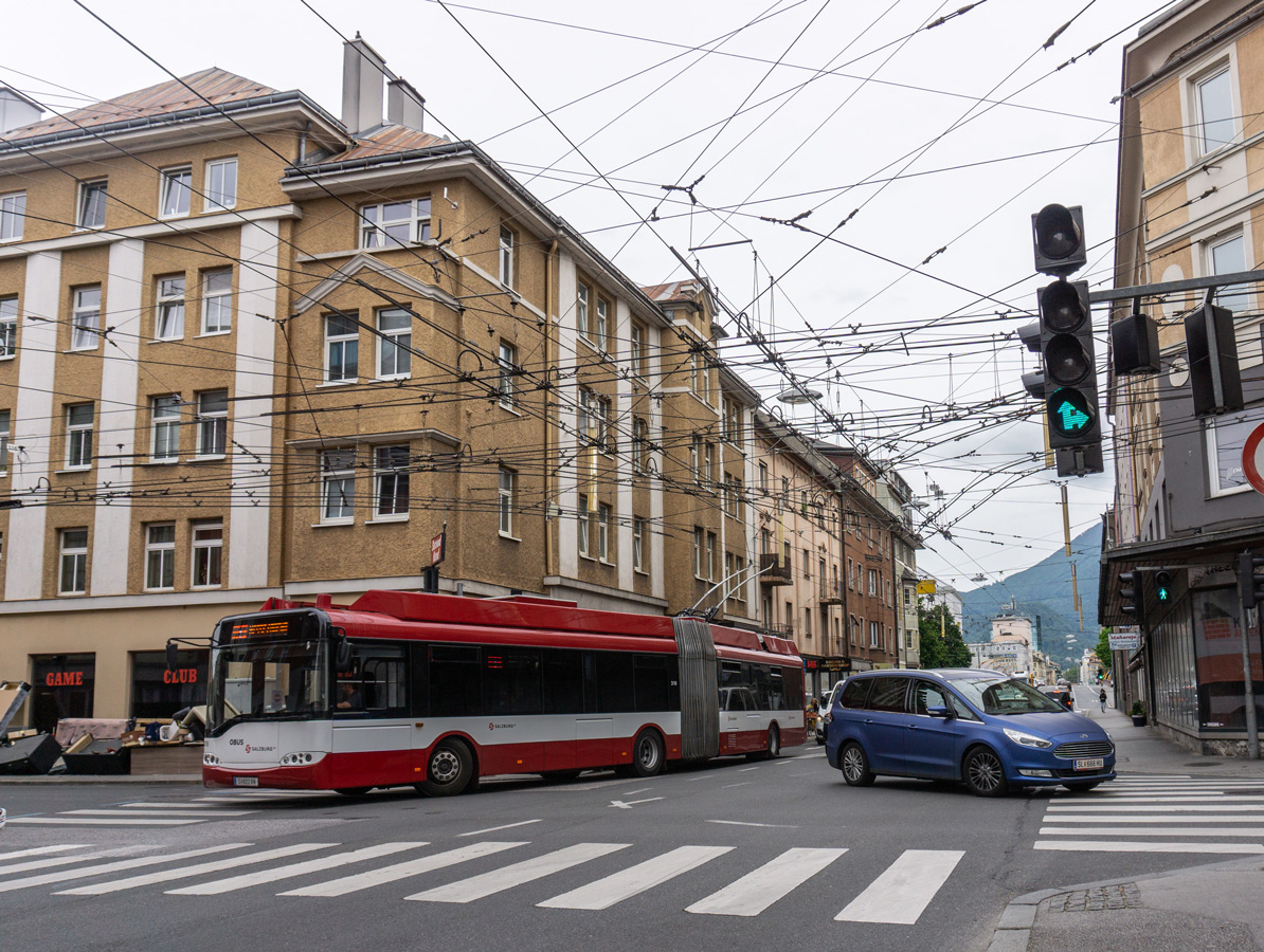 Salzburg, Solaris Trollino II 18 AC č. 318